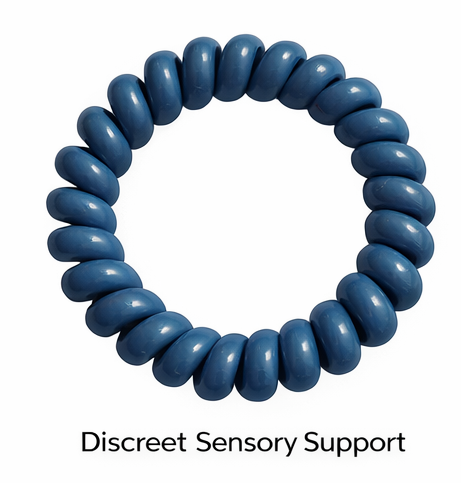 Stretchy Sensory Coil Bracelet: Discreet Anxiety Relief & Fidget Weara ...