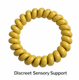 Stretchy Sensory Coil Bracelet: Discreet Anxiety Relief & Fidget Wearable for Adults Teens and Kids