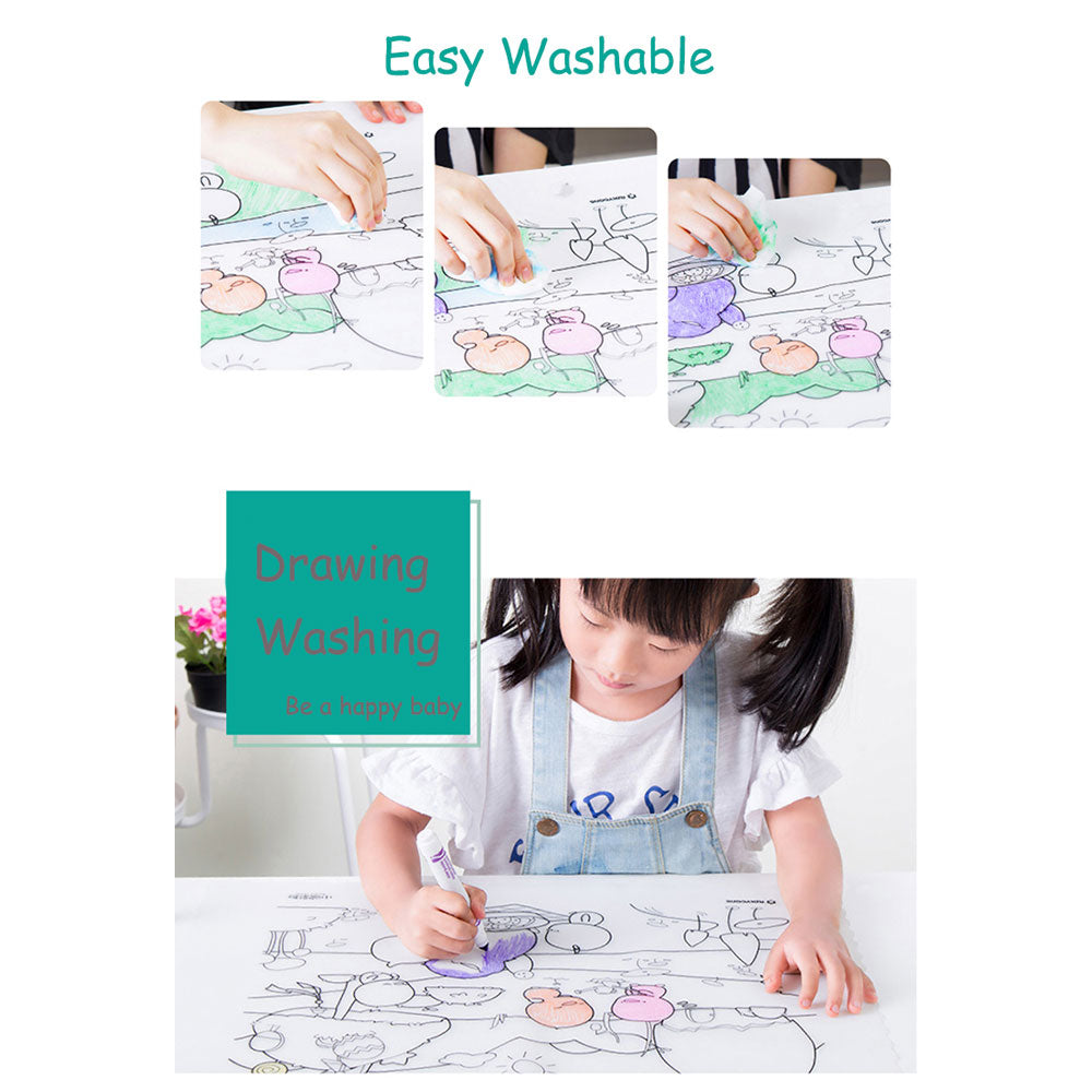 Colouring Activity Placemats For Kids Washable Easily Wipe Clean FDA A – 4 The New You - View #6