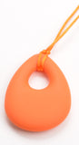 Sensory Chew Necklace Chewelry Autism ADHD ASD Biting Child Baby Teething Chewy Toy Children Orange