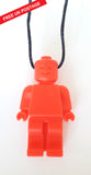 Chewelry Sensory Chew Necklace Chews Textured Chew Toys for Autism Therapeutic, Chewy Chewable Robot Man Style RED